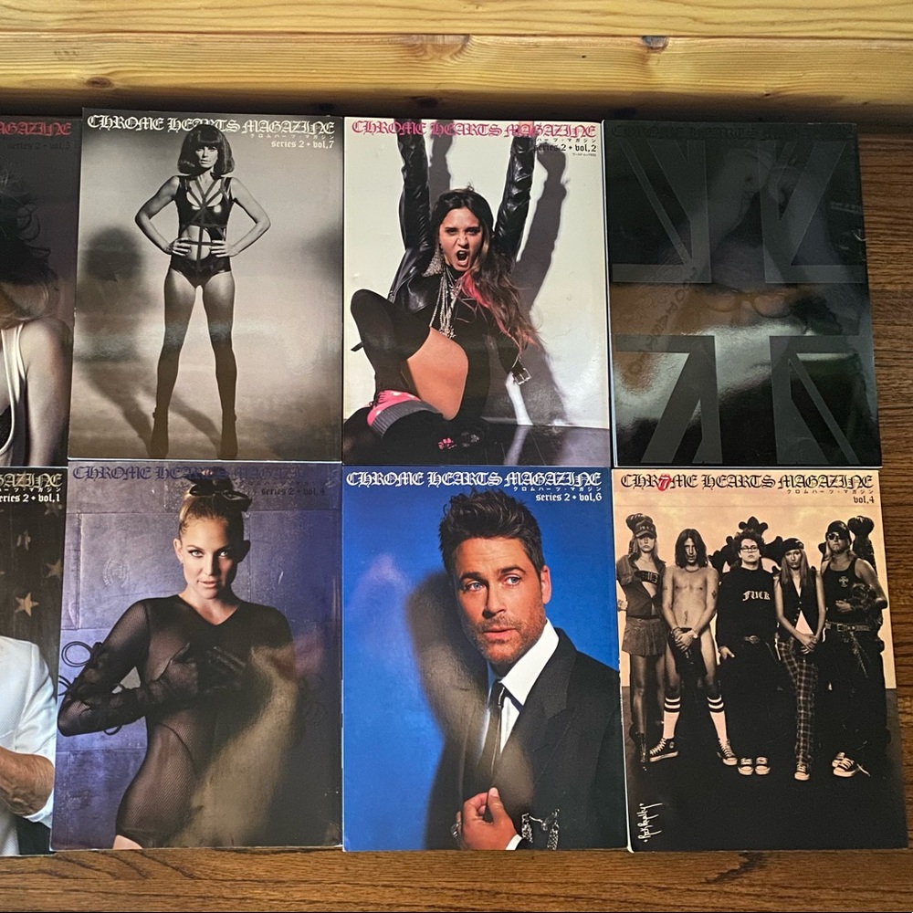 Chrome Hearts Magazine Set of 8